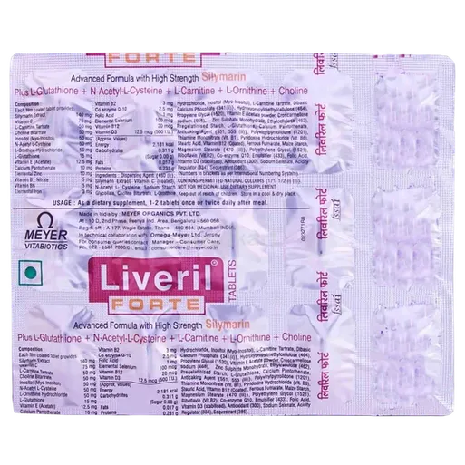 liveril forte tablet 15's